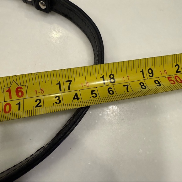 GODDAR Women’s European Black Leather Crossbody W/ Silver Accents - Picture 13 of 16